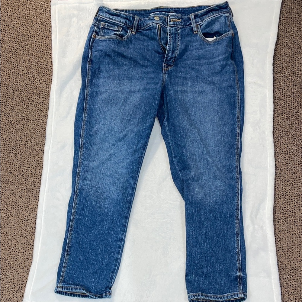 Old Navy Women's Curvy Slim Straight Jeans